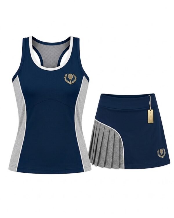 Custom Women's Tennis Polo Shirt & Skort Uniform – Sublimated Performance Tennis Apparel