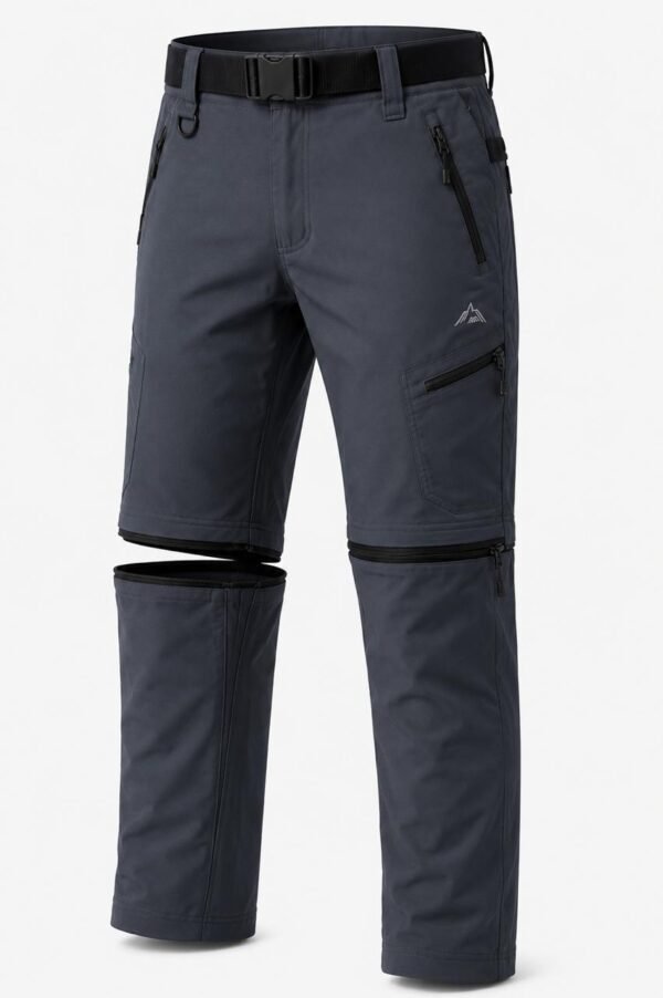 Men's Convertible Zip-Off Hiking Pants – Lightweight Outdoor 2-in-1 Convertible Cargo Trouse